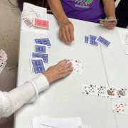 Social bridge game at the Life Enrichment CEnter